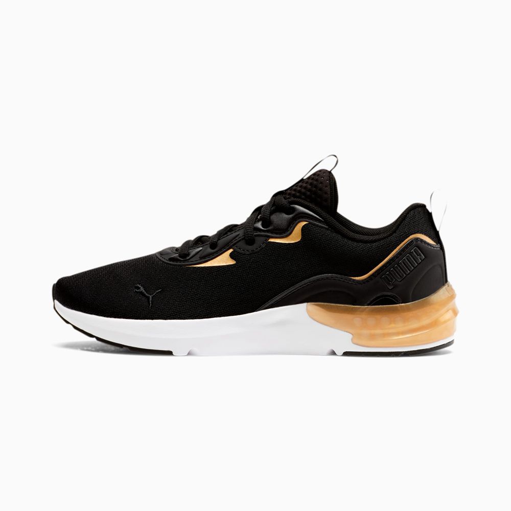 Puma CELL Initiate Metal Női Edzőcipő - Fekete/Arany ( Hungary - FVGUS3970 )